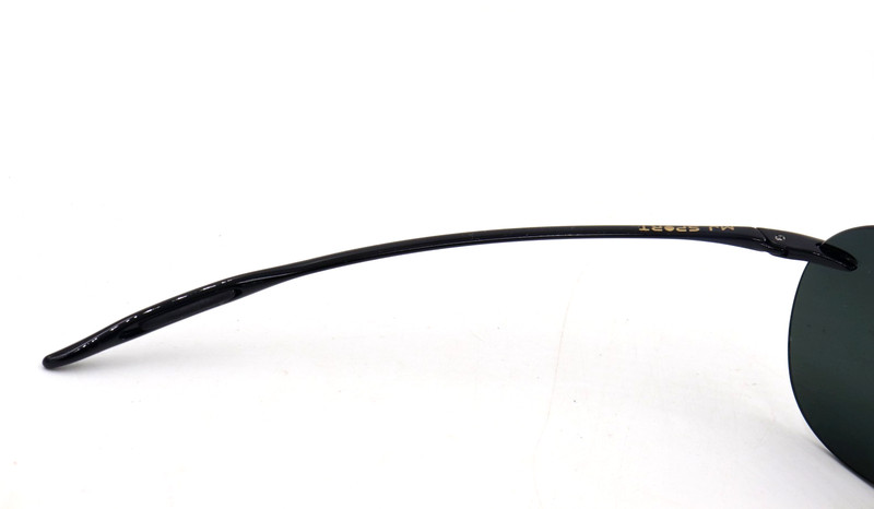 New Maui Jim SUGAR BEACH Rimless Black Sunglasses 421-02 / MJ0421S-001 $199 gallery