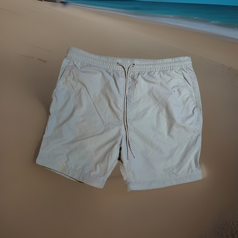 PacSun Drawstring Shorts lightweight performance fabric Mens XL Light Blue