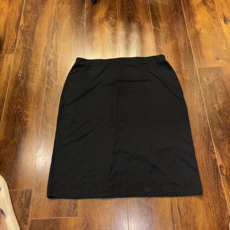 NWT SKIMS SMOOTH LOUNGE SKIRT SZ L Obsidian Black NWT $60 Modal Blend gallery