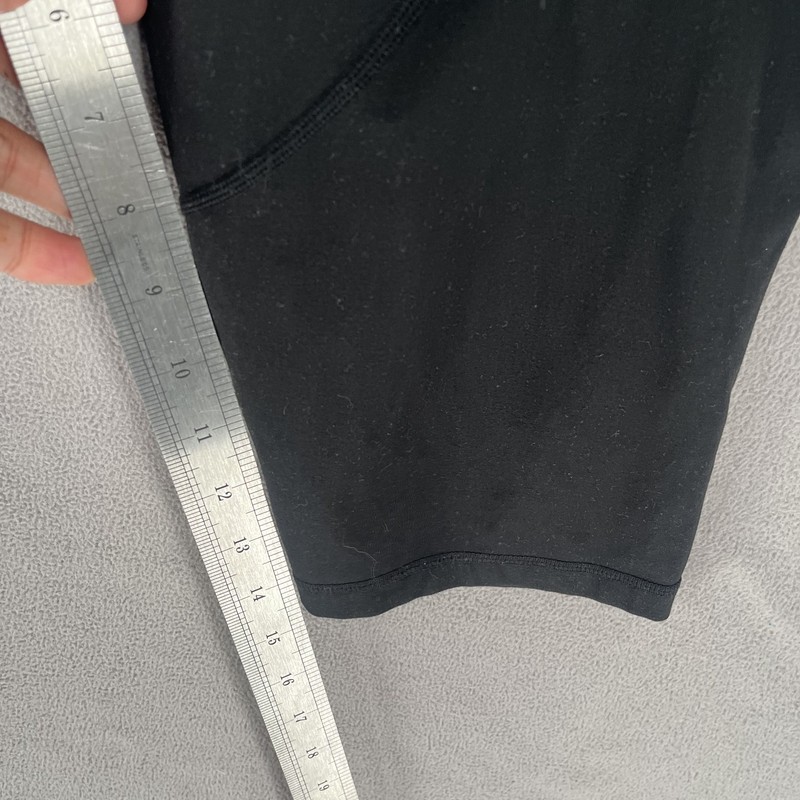 LSKD Leggings Womens Extra Large Black Capri Gym Training Compression Waist Crop gallery