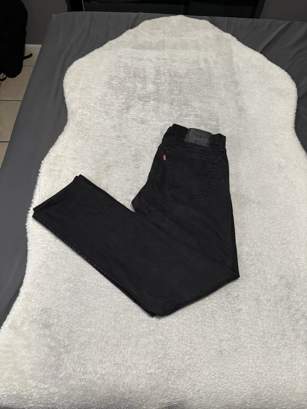 Levis 511 Mens Black Slim Denim Jeans Size 31×32 Pants Stretch