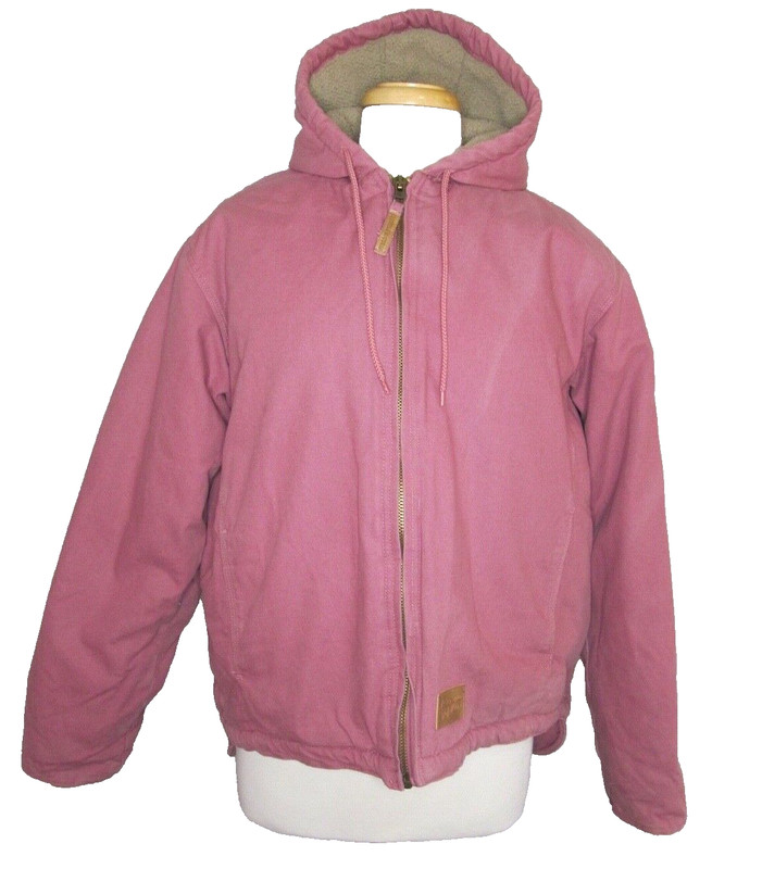 Fieldn’ Forest Waterproof Hooded Pink Fleece Lined Outdoor Jacket Juniors Sz L