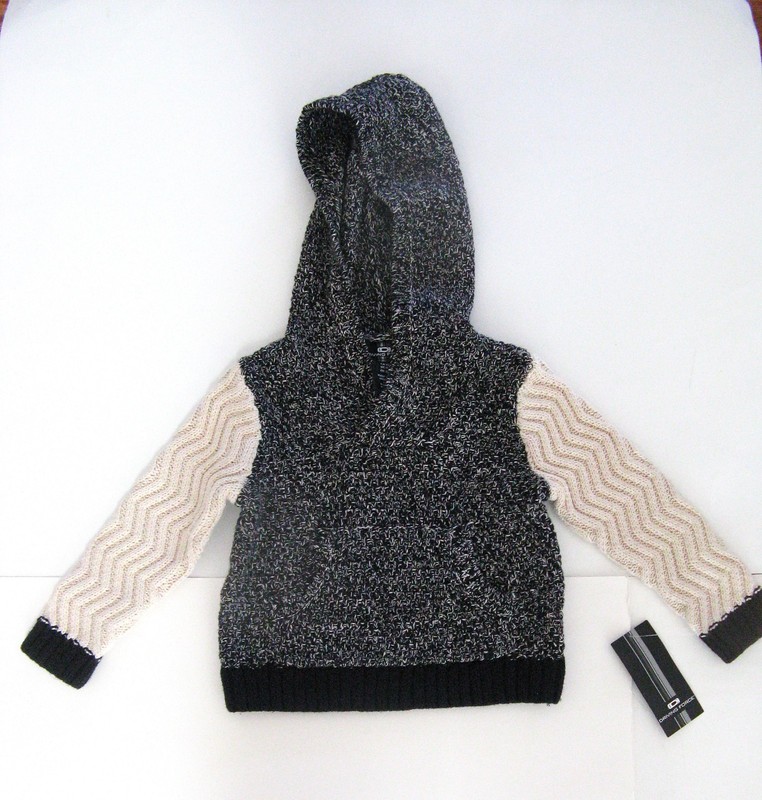 DRIVING FORCE Cable Knit Pullover Cardigan Sweater/Hoodie Toddler 12M Boys NWT