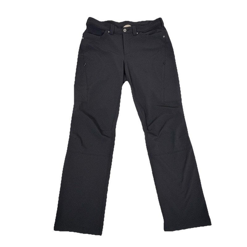 Duluth Trading Co Flexpedition Bootcut Pants Black Womens 14×33 Hiking Gorpcore
