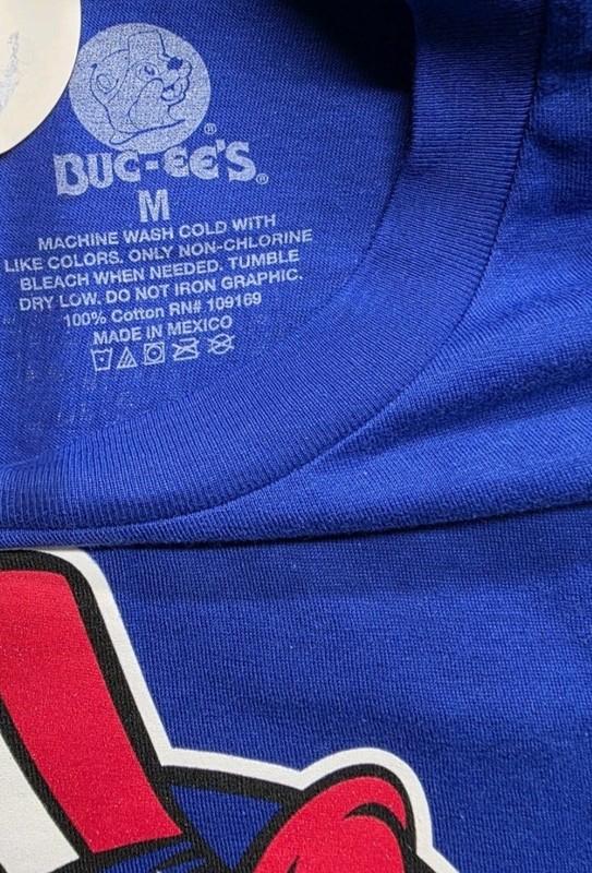 Buc-ee’s Men’s Blue Graphic Tagless Crew Neck T-Shirt Size M Freedom Ringing