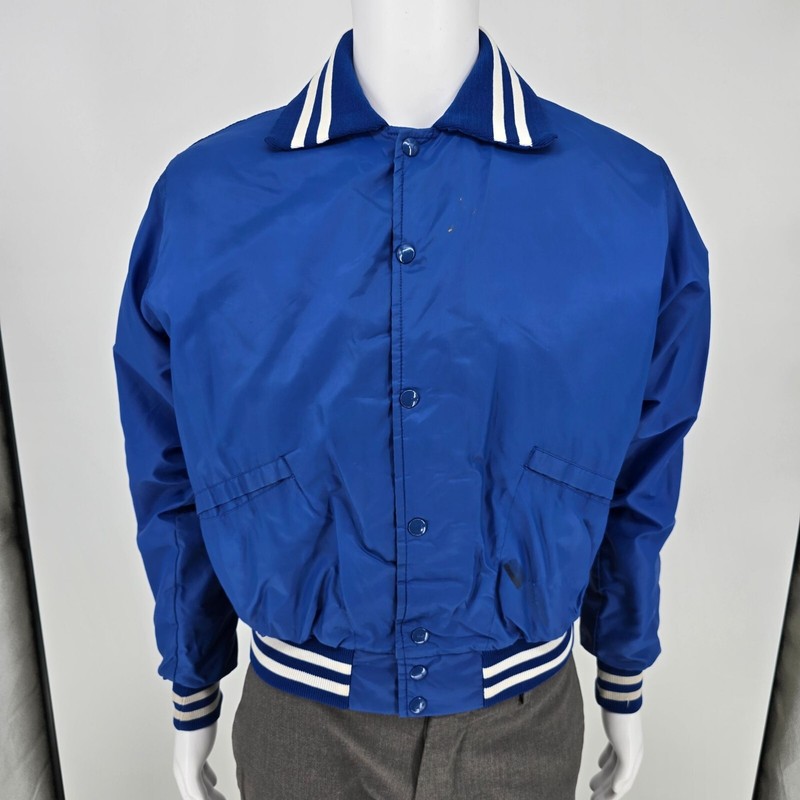 Vintage 1980s Windless Saint Mary’s School Hackettstown Satin Bomber Jacket (M)