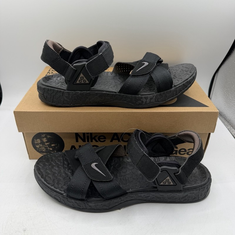 Nike ACG Air Deschutz + Sandals Sz Mens 8 Womens 9 Black/Iron Grey DC9093 001