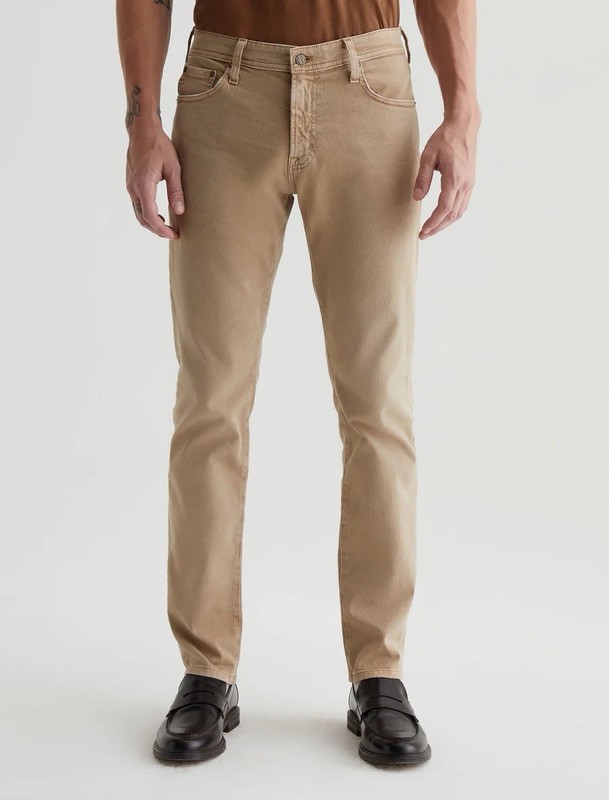 AG Men’s Tellis Slim Cloud Soft Jeans NWT – 7 YRS SULFUR LIGHT TRUFFLE – 33×30