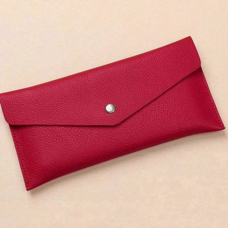 Cash Envelope Wallet PU Leather Pouch Money Organizer Storage Bag Women Moneybag gallery