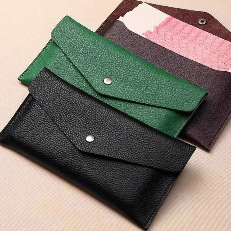 Cash Envelope Wallet PU Leather Pouch Money Organizer Storage Bag Women Moneybag gallery