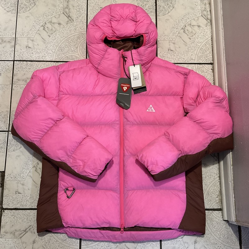 Nike ACG Lunar Lake Therma-FIT ADV Puffer Jacket Pink Men’s Sz Medium FV8909-645