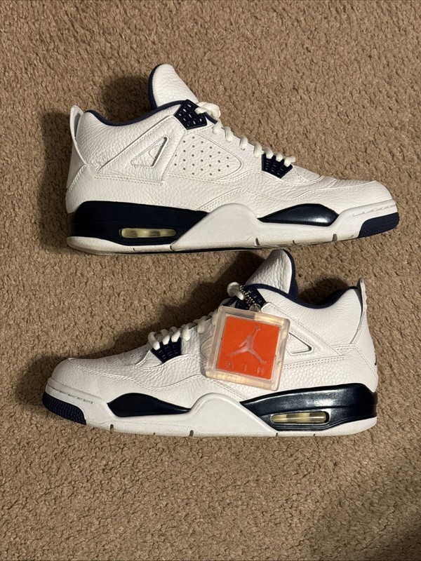 Air Jordan 4 Retro LS Columbia 314254-107 Size 10.5 Men USED !!FULLY WEARABLE!!