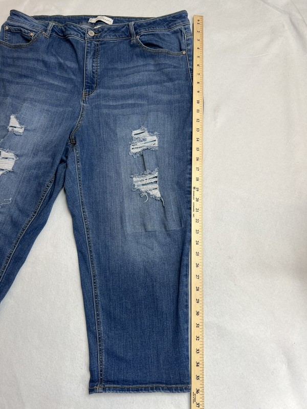 Est. 1946 Denim High Rise Skinny Distressed Jeans Womens 22W gallery