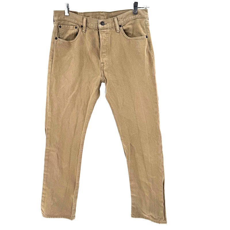 Levi’s 501 XX Button Fly Jeans Men’s 33X30 Light Brown Straight Leg Preppy City