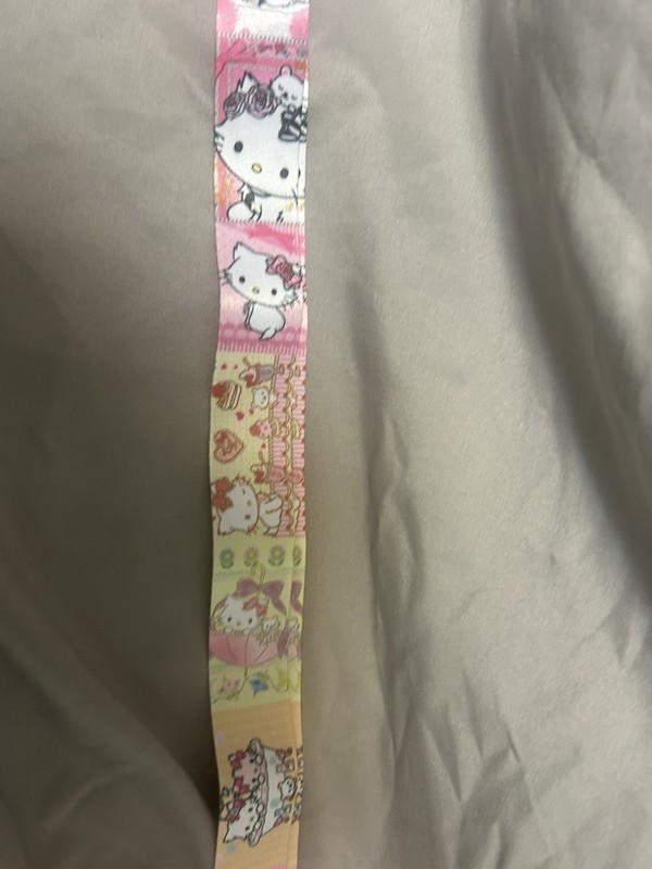 Hello Kitty Lanyard ID Card Holder Keychain Neck Strap New Never Worn Pink gallery