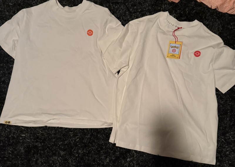 Pokémon X Target Collaboration Charizard & Gengar Size M T Shirt Set
