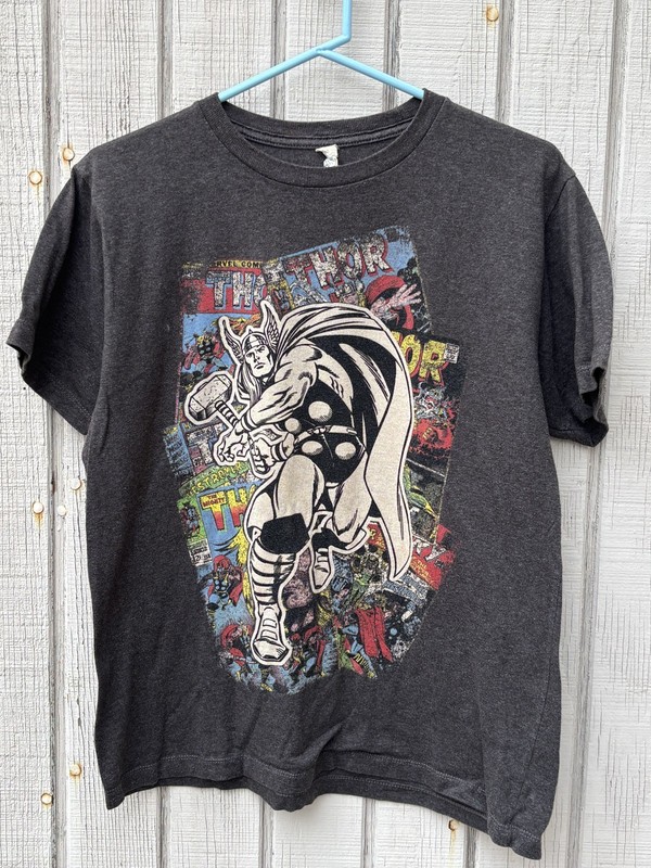 Vintage Marvel Comics Thor Short Sleeve Graphic T-Shirt Tee Size Men’s M