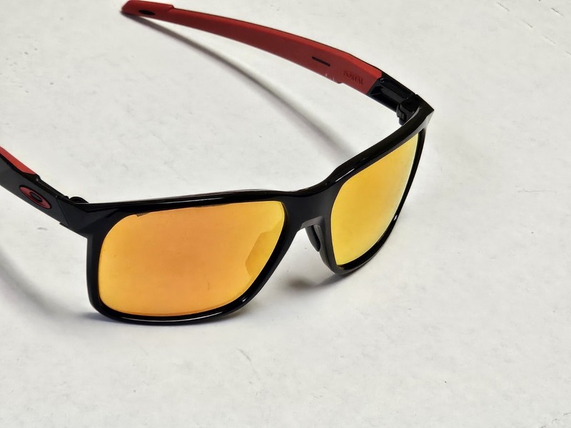 Oakley Portal Polished Black Frame POLARIZED Prizm Ruby Lenses 009460-0559