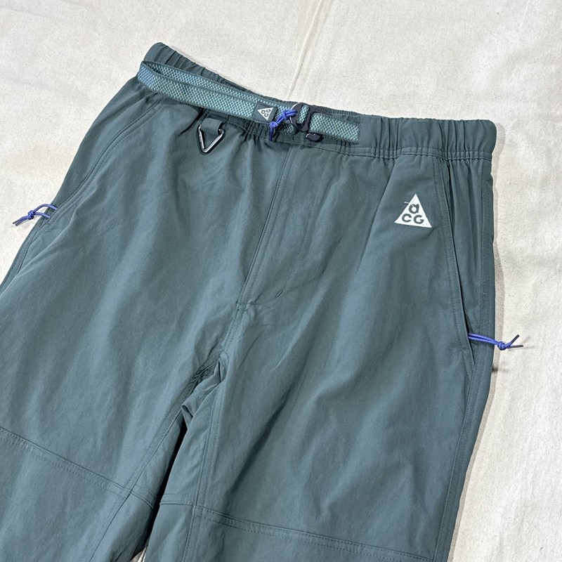 Nike ACG Repel UV Stretch Hiking Pants Green White Mens Size Sm FN2450-338