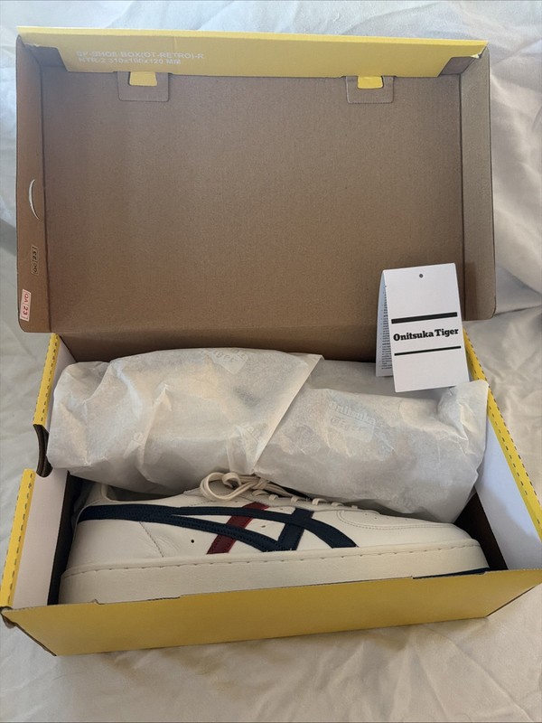 1183A803-100 Onitsuka Tiger GSM SD Cream Peacoat Women 10 Uni-sex 8.5