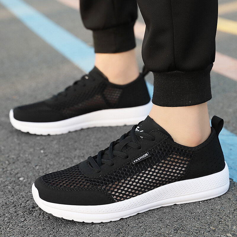 Summer Men's Casual Sports Shoes Breathable Mesh Comfy Gym Fitness Jogging Shoes gallery
