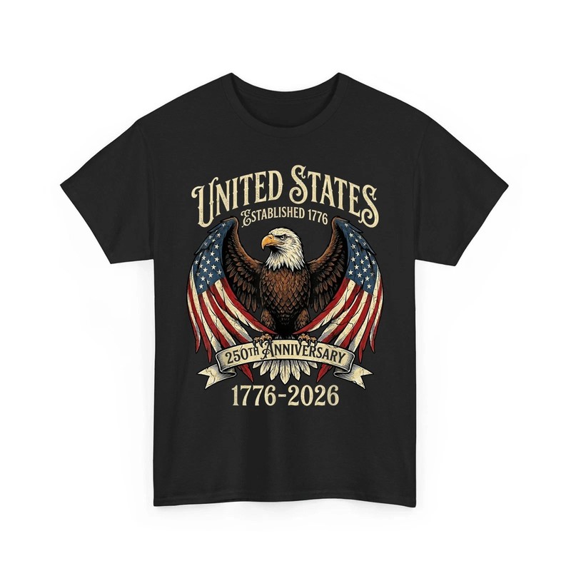 250 Years American Flag Bald Eagle T-Shirt 250th Anniversary USA Patriotic gallery