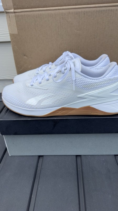 Size 10/5 US – Reebok Nano X3 Barely White