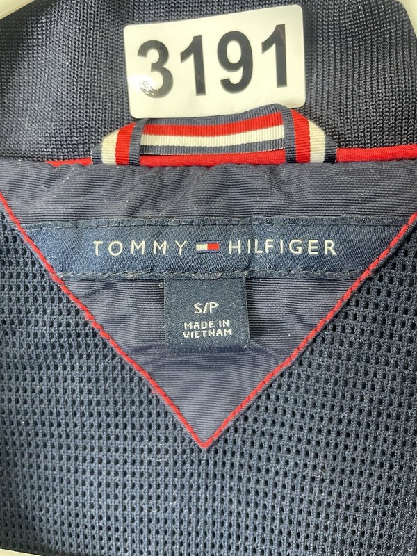 🔥 Tommy Hilfiger • Hooded Jacket Blue Navy Draw String • Women’s Size S gallery
