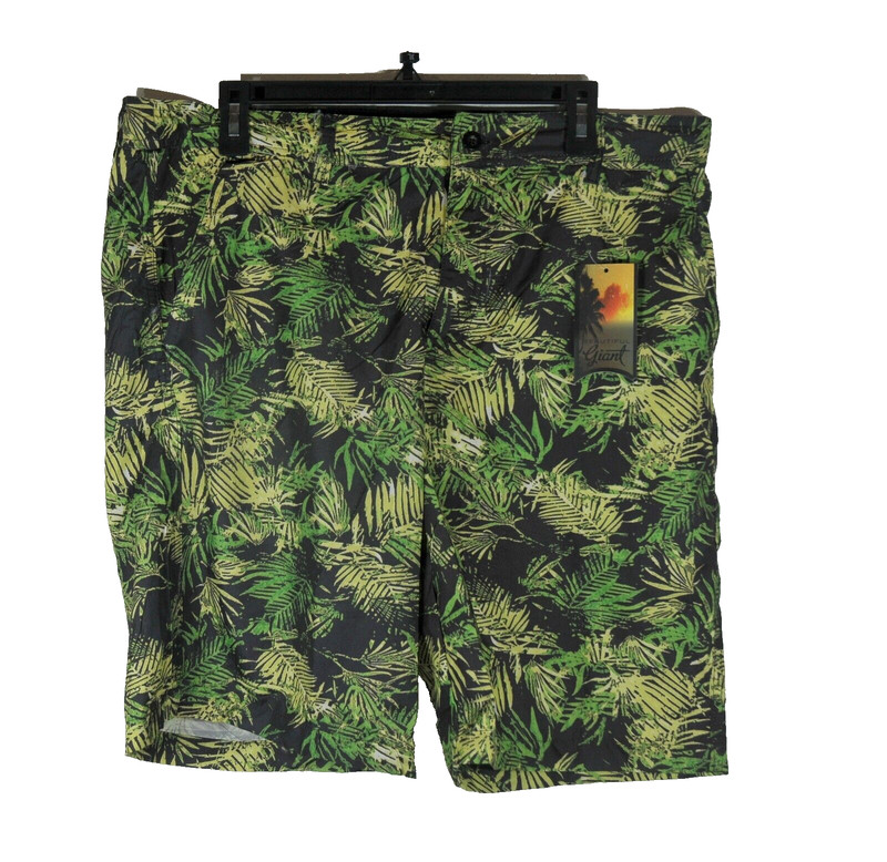 Beautiful Giant Men’s Boardshorts L Performance Swim Trunk Floral Green NWT