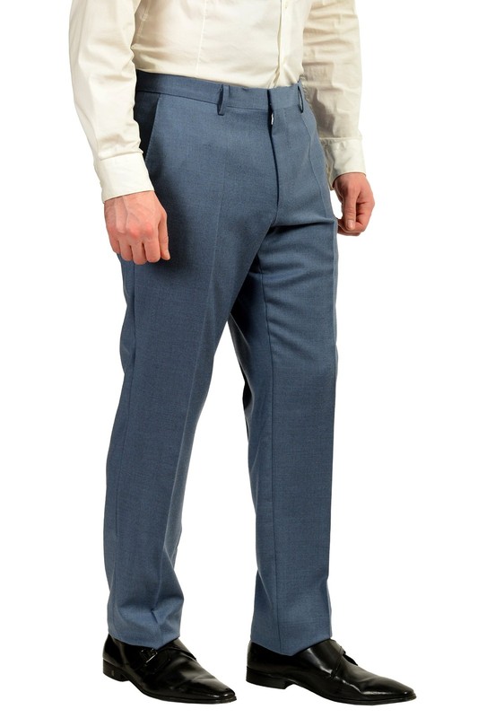 Hugo Boss Men's "Huge6/Genius5" Slim Fit 100% Wool Two Button Suit US 42L IT 52L gallery