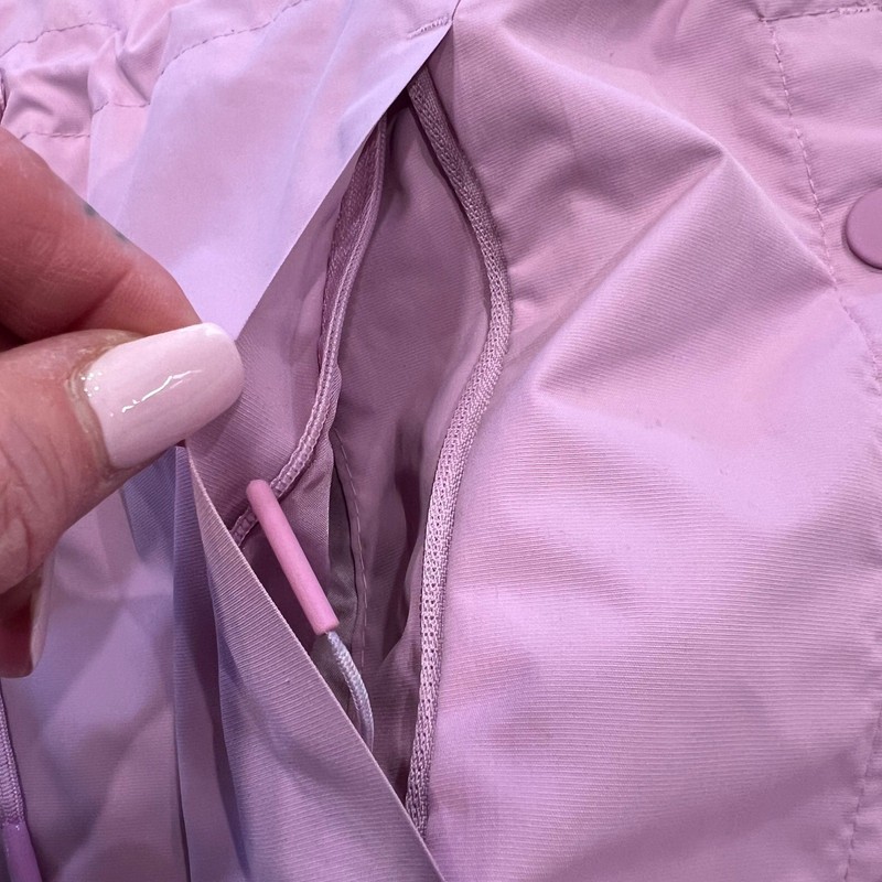 Champion C9 Womens Mauve Pink Hooded Windbreaker Jacket Mesh Hem Size M R1701 gallery