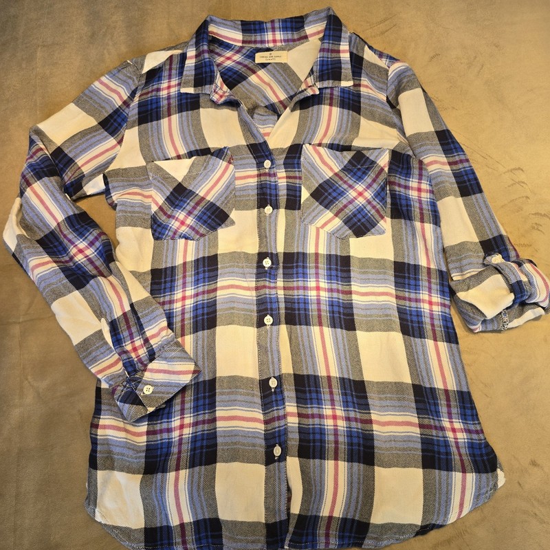VICI Thread and Supply Plaid Button-Up Shirt S Women gallery