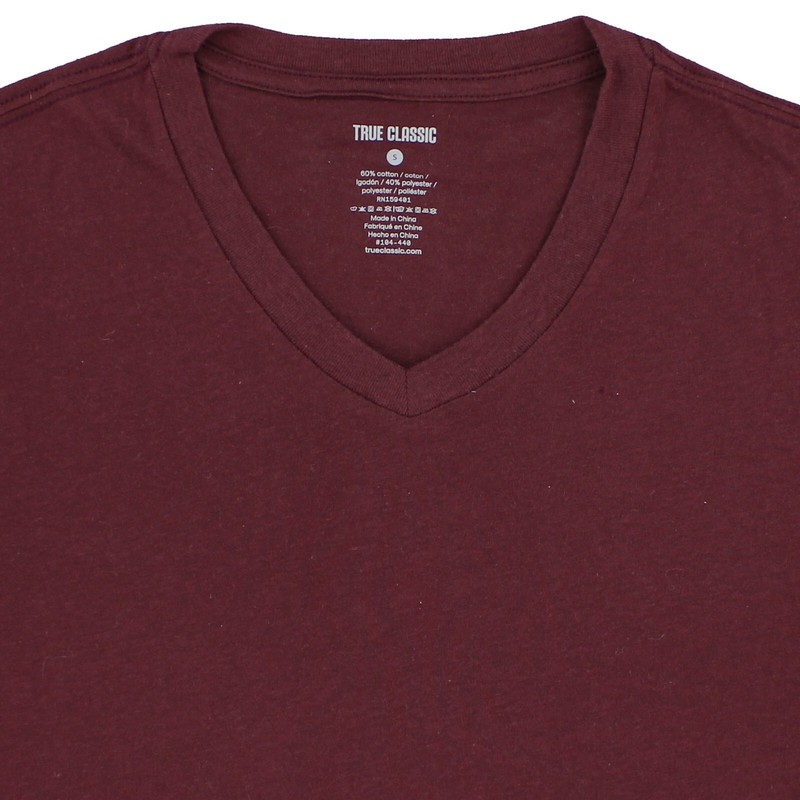 True Classic Men’s V-Neck Shirt Short Sleeve Ultra Soft Tagless Cotton Tee