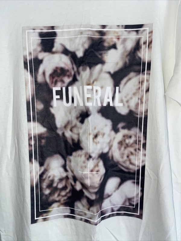 Vintage ASAP Rocky Black Scale Funeral T Shirt Small White gallery