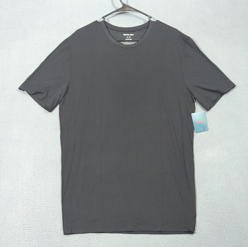Tommy John Second Skin Undershirt Men's XL Black Modal Blend NWT gallery