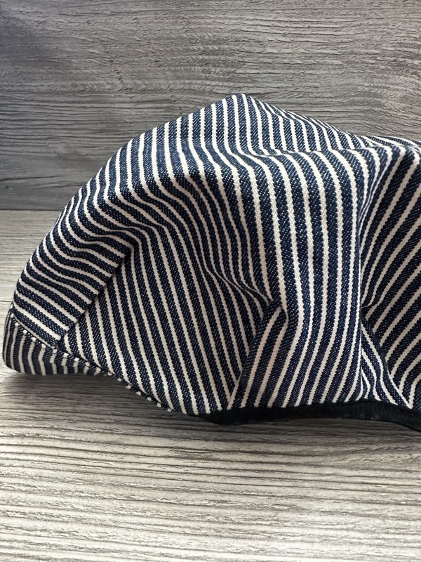 Train Conductor Hat Engineer Cap Striped Denim Utility Cap USA Kids gallery