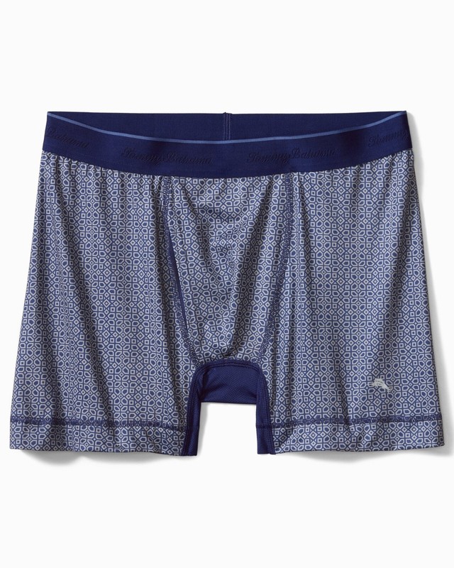 Tommy Bahama Geo Tile Mesh Tech Boxer Briefs Underwear Size M $30