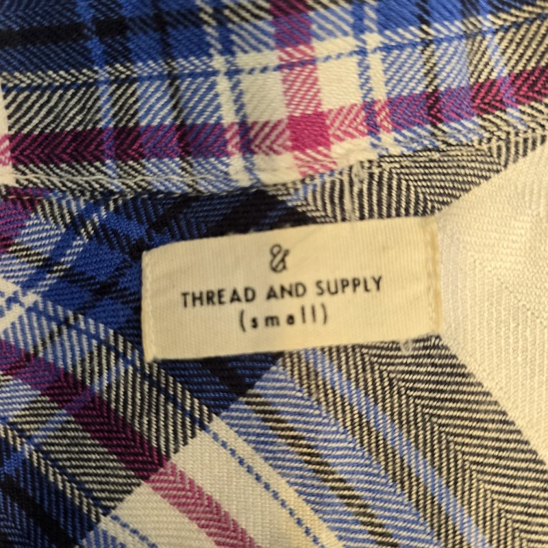 VICI Thread and Supply Plaid Button-Up Shirt S Women gallery