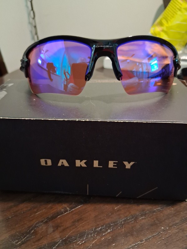 Mens Oakley OO9188-05 Flak 2.0 XL Prizm Golf Sunglasses – Black