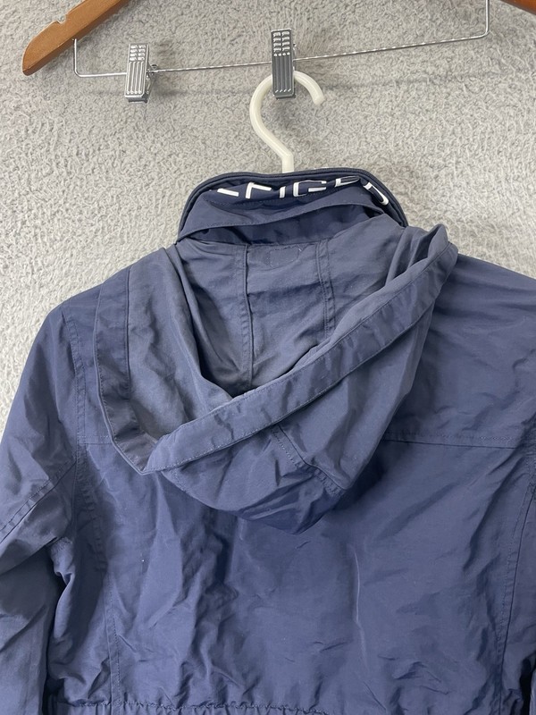 🔥 Tommy Hilfiger • Hooded Jacket Blue Navy Draw String • Women’s Size S gallery