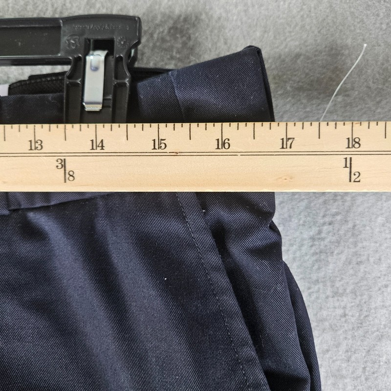 Elbeco Tek 3 Pants Men 34 Navy Blue Uniform Workwear Trousers Polyester Raw Hem gallery