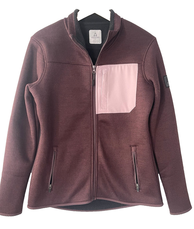 Ascend / Cabelas womens performace zip jacket w/pocket sz M #gorpcore #cabincore