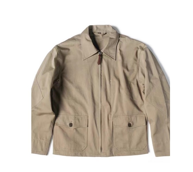 Bronson USN M-421A Men's Flight Jacket Vintage Flying Suit Work Coat Outerwear gallery