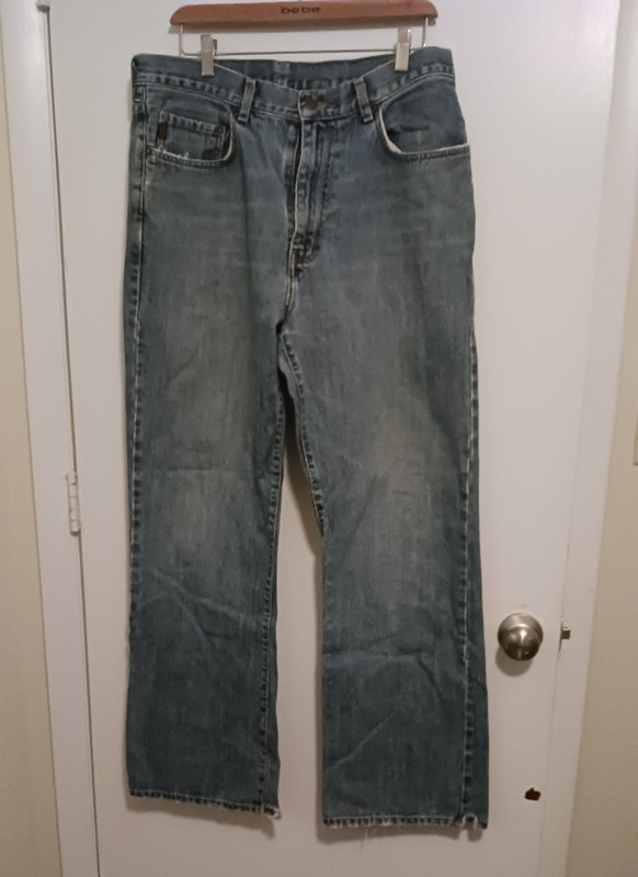 Vintte Abercrombie Men’s Blue Denim Jeans Straight Leg Regular Fit Size33