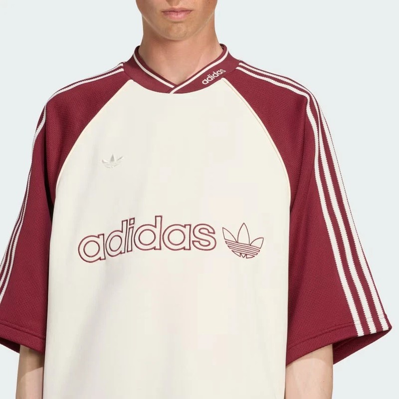 Adidas Originals Men’s XL Cream Oversized Premium Jersey T-Shirt JV7600 New $110