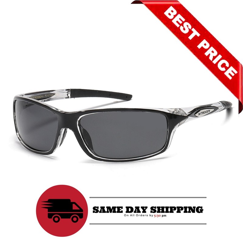 NEW Polarized Men Sport Sunglasses Driving Pilot Fishing Eyewear Wrap Glasses US gallery