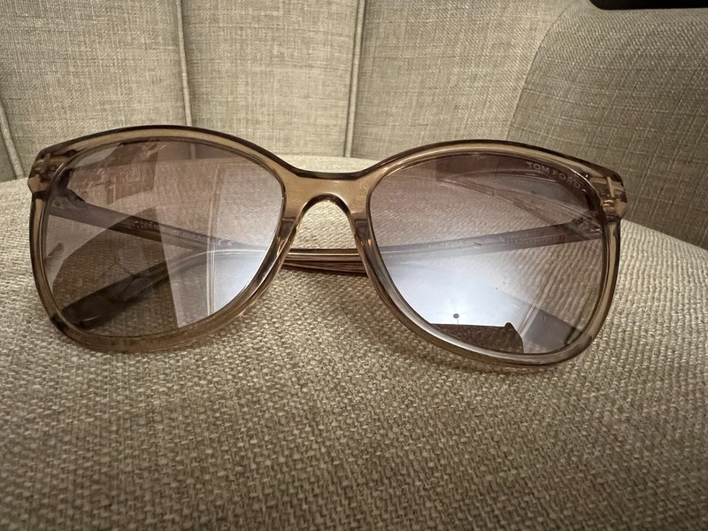 Tom Ford Ani TF844 45G Champagne Cat Eye Sunglass Womens 58-18-140 *2 LF2243324 gallery