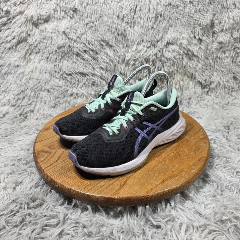 ASICS Versablast 2 Women 6.5 Black Teal Pink Purple Running Shoes 1012B179