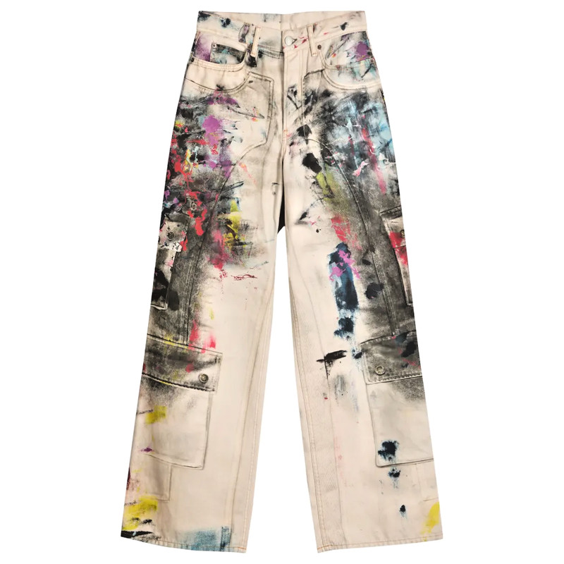 Acne Studios 1981 U Painter Printed Decorator Jeans Size-M New with Tag RRP £650