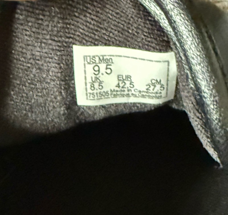 VANS Canvas Low Top Lace-Up Sneakers Gray/Black/White Men’s US 9.5 gallery